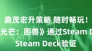 鼎茂宏升策略 随时畅玩！《消逝的光芒：困兽》通过Steam Deck验证
