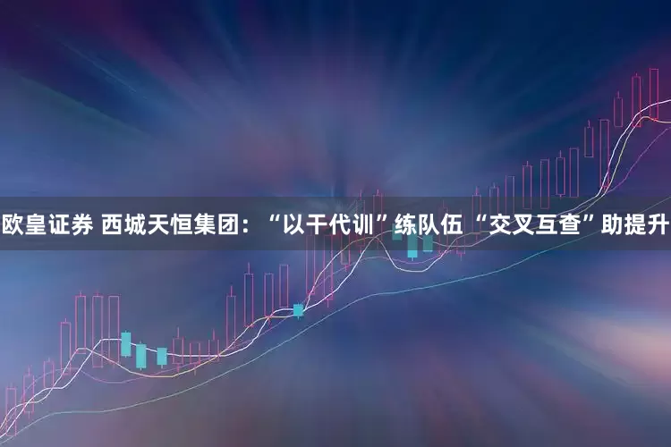 欧皇证券 西城天恒集团：“以干代训”练队伍 “交叉互查”助提升