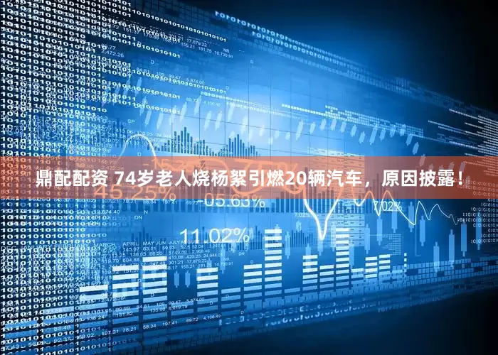 鼎配配资 74岁老人烧杨絮引燃20辆汽车，原因披露！